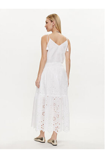 Pepe Jeans Γυναικείο Καλοκαιρινό Φόρεμα PL953480 Λευκό