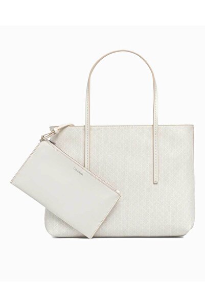 Calvin Klein Logo Embossed Women's Small Handbag