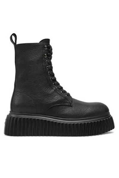 AGL γυναικεία μποτάκια μέχρι τον αστράγαλο D751564PGKI0121013 μαύρα