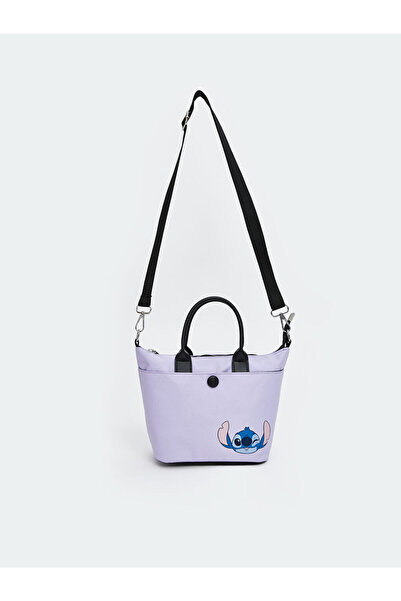 LC Waikiki Geantă de umăr pentru fete Lila Stitch cu imprimeu