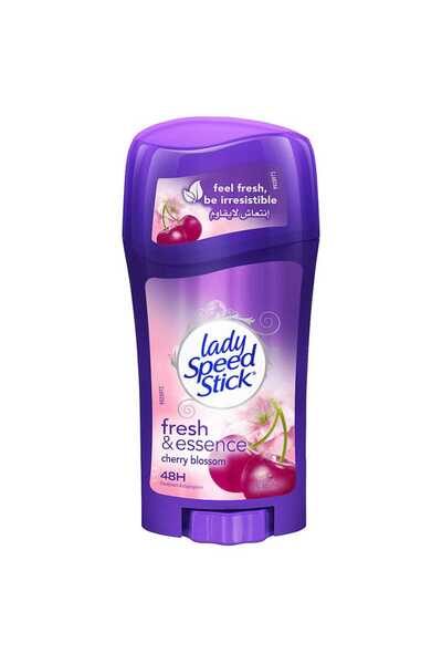 Lady Speed Stick ليدي سبيد ستيك مزيل عرق فريش & ايسنس بزهرة الكرز - 65 جم