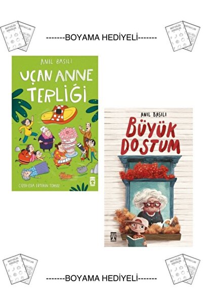 Timaş Çocuk Boyamalı Uçan Anne Terliği Büyük Dostum Anıl Basılı 2.3.4.5. Sını...