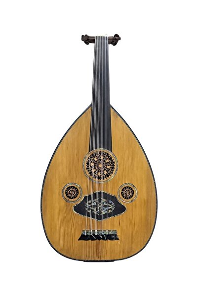 bademüzik Kaplan Ağacı Tekne Profesyonel Ud Kanada Kapak – Set Halinde (Kılıf, Akort Cihazı, Sehpa, Mızrap)