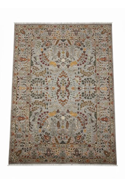 Vog Halı Orijinal İran El Dokuma Halısı – Sultani Motifli Yeşil Klasik Salon ...