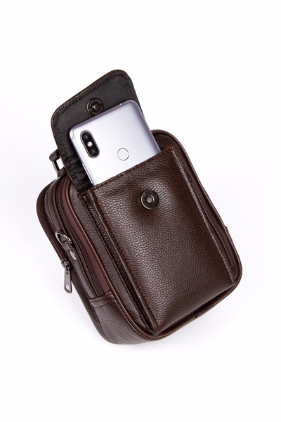 Newish Polo Messenger Bag with Cover and Pocket Small Size - Faux Leather