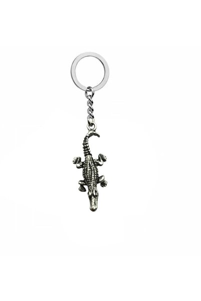 Herşey Nota Crocodile Figured Unisex Keychain – Strong, Brave and Original Design