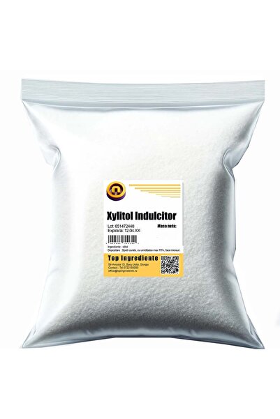 Top Ingrediente Xilitol Indulcitor (Zahar de Mesteacan) - Pudra Cristalina - 250g