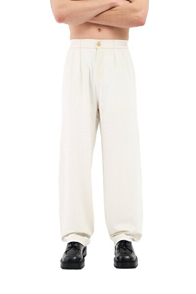 hitup Baggy Fit Gabardine Fabric Trousers