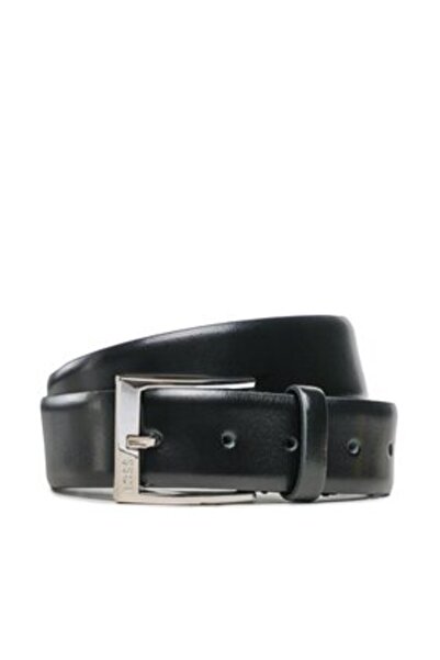 BOSS ανδρική ζώνη 50482241 μαύρη