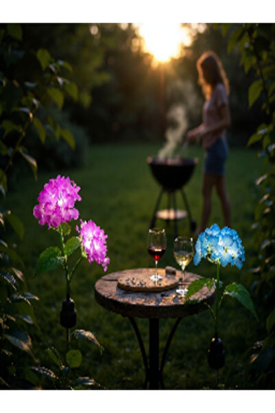 Store Güneş Enerjili Kazıklı Çiçek LED Lamba