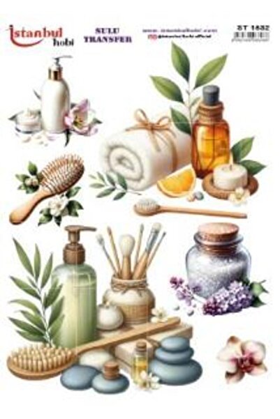 İstanbul Hobi ورق نقل مائي 25x35 سم ST-1532