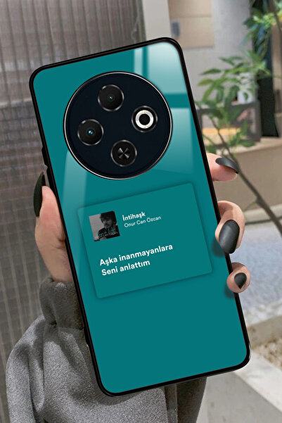 TECNO Spark 30C Uyumlu Şarkı Sözü Tasarımlı Glossy Premium Kılıf