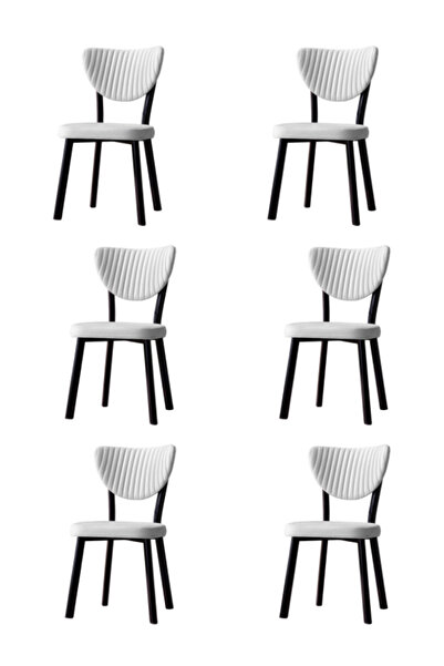 Desire Scaun Mar 6 piese Set, Cafenea, Restaurant, Bucătărie, Living, Metal, Textil Babyface