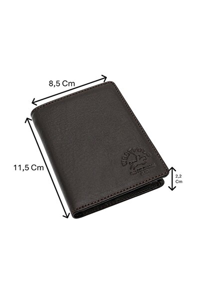 Westpolo Agen Hakiki Deri Kağıt Para ve Bozuk Para Bölmeli Erkek Cüzdanı - Ka...