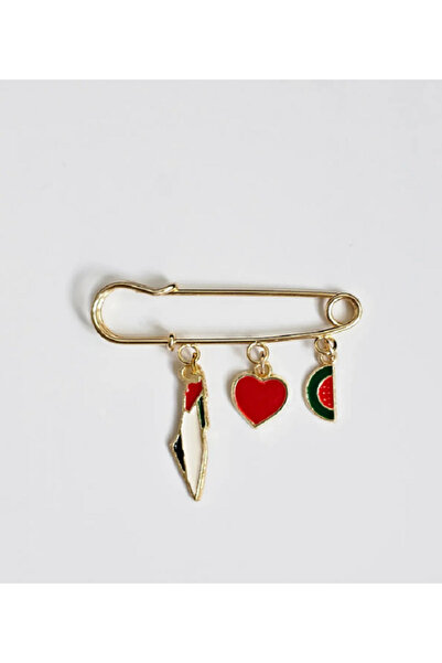 MADEFORYOUU Filistin Bayraklı Broş, Filistin Yaka İğnesi, Filistin Destek