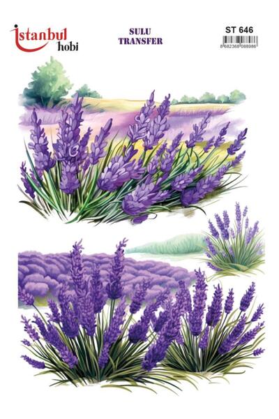 İstanbul Hobi ورق نقل مائي 25×35 سم ST-646