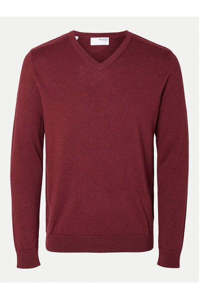 Selected Homme Ανδρικό Πουλόβερ 16090147 Κόκκινο