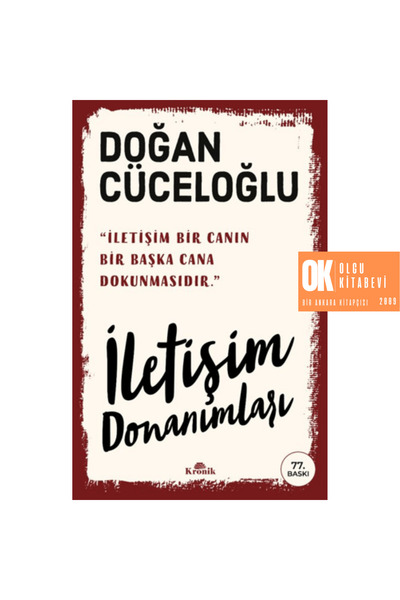 Kronik Kitap İletişim Donanımları / Doğan Cüceloğlu ( ORJİNALKİTAP-ÜCRETSİZ K...