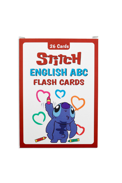 repro design Stitch ABC İngilizce Alfabe Kart Seti 26 Harf • Koleksiyonluk