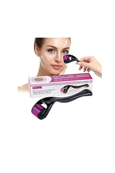 H Pp Hello Peoples أداة تدليك ديرمارولر للعناية بالبشرة والشعر، أداة تدليك بـ 540 إبرة، رولر للعلاج بالبلازما الغنية بالصفائح الدموية