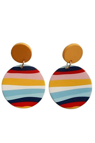 maia Round Acrylic Earrings – Stylish Everyday Model