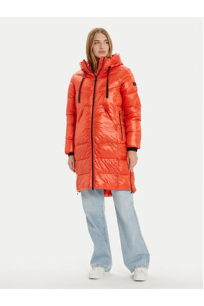 Frieda & Freddies Γυναικείο Μπουφάν Frieda Freddies με Πούπουλα 3847A Πορτοκαλί