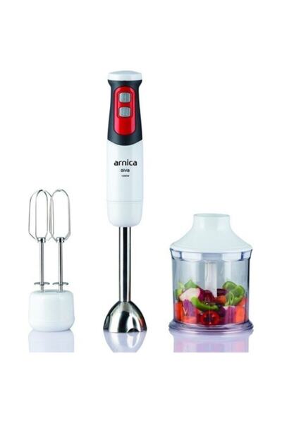 DEKORANLA Beyaz Çok Fonksiyonlu Blender Seti, Pratik ve Şık Mutfak Aksesuarı