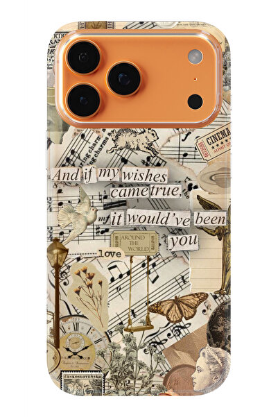 moonset Iphone 17 PRO MAX Uyumlu Wishes Came True Tasarımlı Baskılı Şeffaf Te...