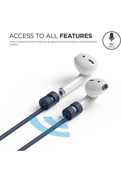 Elago حزام AirPods - أزرق نيلي، موديل ESTR-AP-JIN