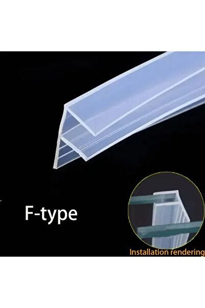 Choice8 مانع تسرب زجاجي من السيليكون على شكل حرف F، 8 مم، 2 متر، عريض، بطول م...