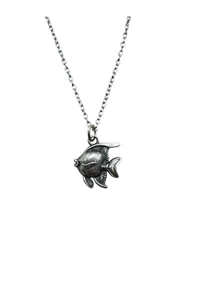 Herşey Nota Unisex Necklace with Fish Model Figure – Elegant, Meaningful and Natural Design