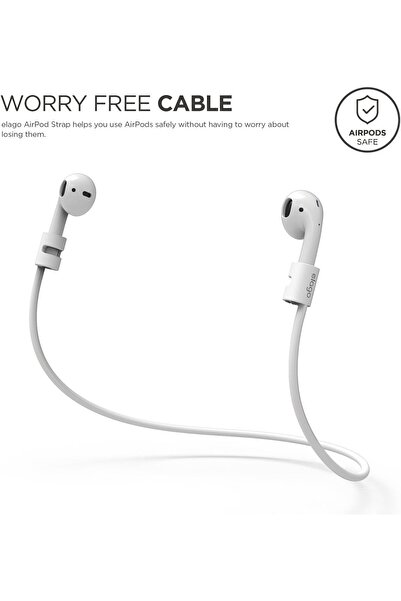 Elago Strap for AirPods - White