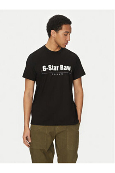 G-STAR RAW Ανδρικό T-Shirt G Star Raw D25970-C336 Μαύρο