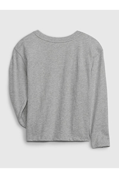 GAP Μπλούζα για κορίτσια 787249 Γκρι