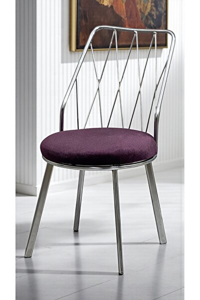 Buketim Mobilya (2Lİ) Yıldız Pro Metal Tel Sandalye Mutfak Cafe Sandalyesi