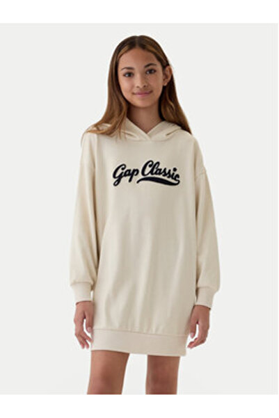 GAP Πλεκτό Φόρεμα για Κορίτσια 526055-03 Μπεζ