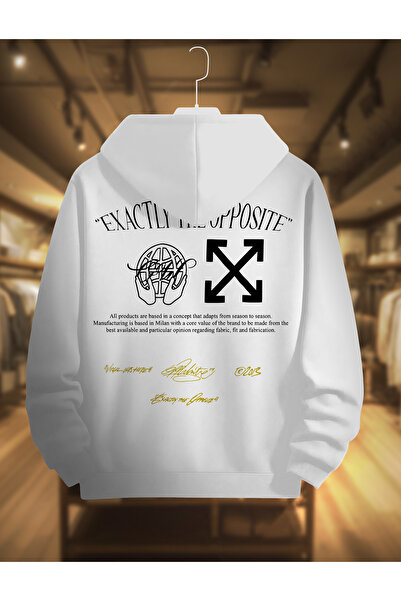 FEEL STYLE Hanorac gros de iarnă | Opposite Off Imprimat