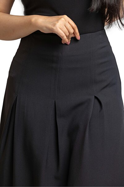 SUGA Magic crepe cloche maxi skirt