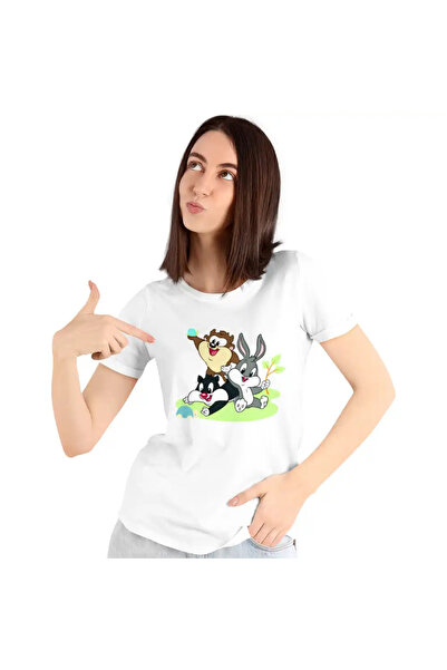 OEM Tricou Femei Bugs Bunny Diavol Tasmanian Daffy Duck Bebelusi Taz