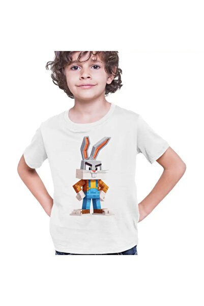 OEM Tricou Copii Baieti Bugs Bunny Minecraft