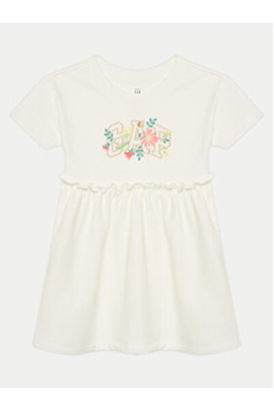 GAP Φόρεμα για κορίτσια casual 736116-01 Εκρού