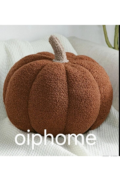 Plush Fabric Decorative Pumpkin Ornament - Kiramit Autumn Concept - 30 x 30