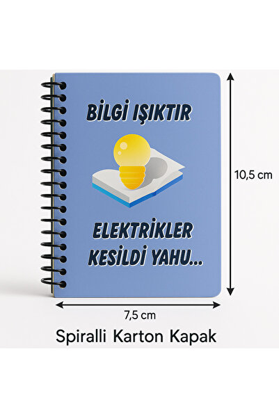 Janissary 4 Adet Çizgili Not Defteri Seti 50 Sayfa, Hediyelik Defter, Cep Boy