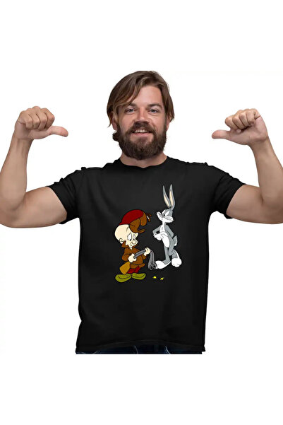 OEM Tricou Barbati Bugs Bunny Elmer Fudd