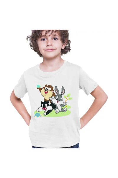 OEM Παιδικό Αγόρι Bugs Bunny Tasmanian Devil Daffy Duck Babies T-Shirt Taz Taz
