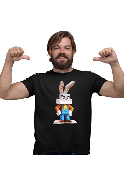 OEM Tricou Barbati Bugs Bunny Minecraft