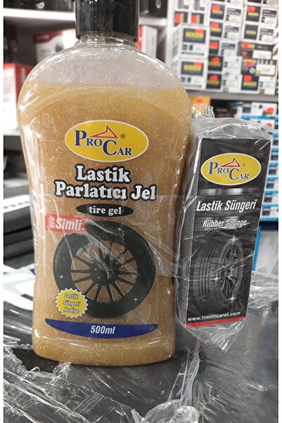 lastik parlatıcı jel sünger hediyedir