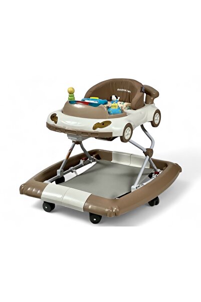 ALBADER Rocking Baby Walker with Toys and Comfortable Seat Adjustable Baby Activity Walker with Music