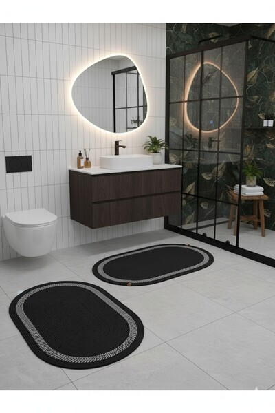 BHR Creative Set de 2 covorașe, covoraș de baie, covoraș de ușă, covoraș de b...