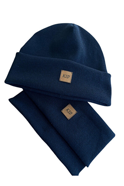 Mustran 95% Cotton Handmade 2-Piece Beret Neck Collar Set for Children Aged 4-12 |   Double Layer 4 Layer Ear Protection Gift